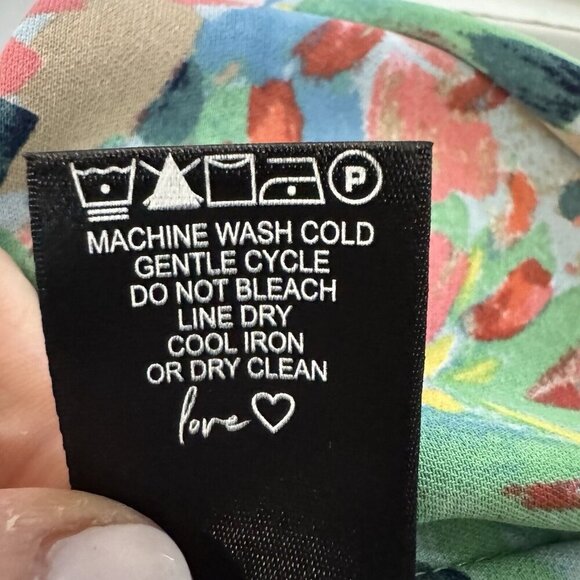 Nic + Zoe  Dress Midi Maxi Sleeveless Georgette Art To Wear Womens size small - Picture 8 of 9